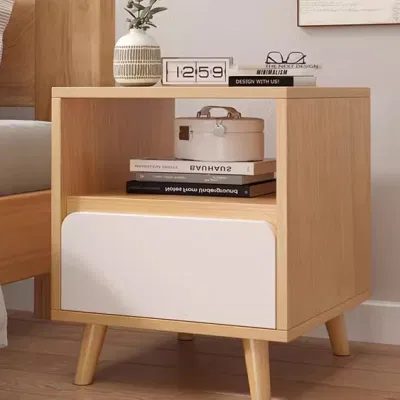  Madera contemporáneo Tall Nightstands muebles organizador para los hombres