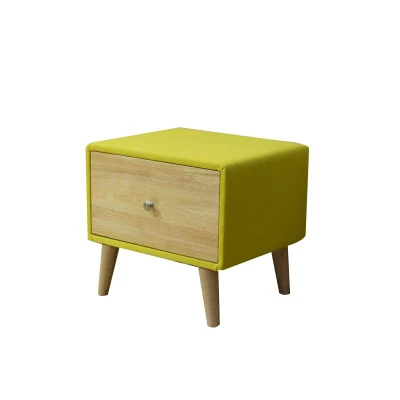  Huayang simple moderno Muebles claro de lujo Nordic cuero Arte de mesita de noche