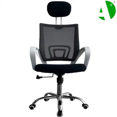 Silla de oficina de fondo blanca para el dormitorio de la escuela