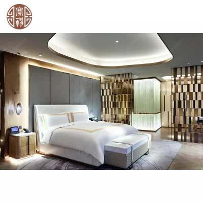 Hospitalidad de madera Hilton Hotel dormitorio dormitorio Muebles Set Proveedor