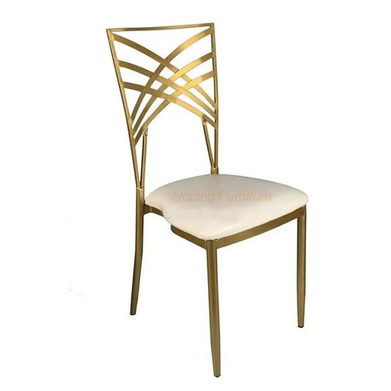 South Africa Leisure Resort Budget 4-Star Hotel Bedroom Metal Furniture Wedding Chair