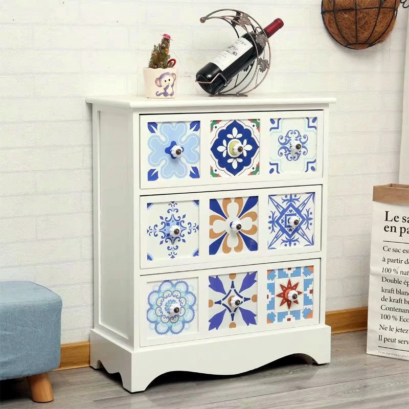 Creative American Retro Rural Wood Furniture Living Room Bedroom Cabinet Storage Cabinet