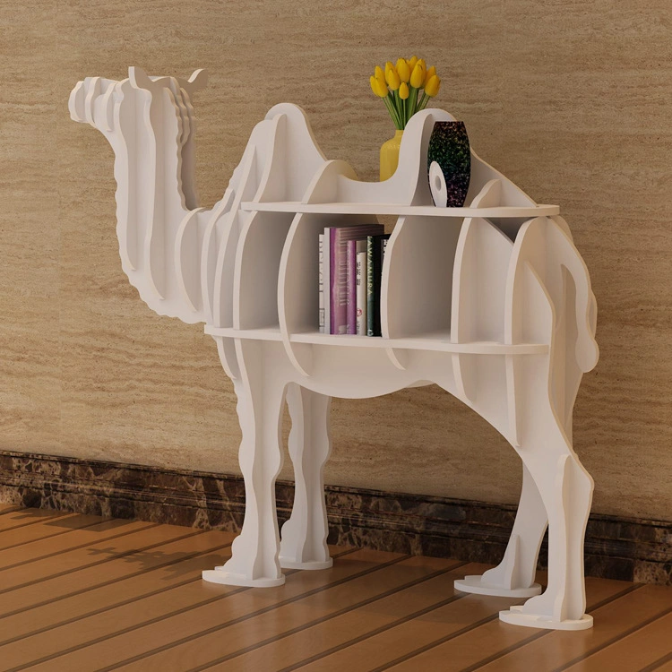 Wooden Animal Style Free Standing Display Rack Home Office Kids Bedroom Furniture
