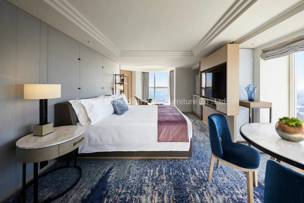 Modern Foshan Furniture Market Price Custom Made Hilton Hotel Bed Room Furniture