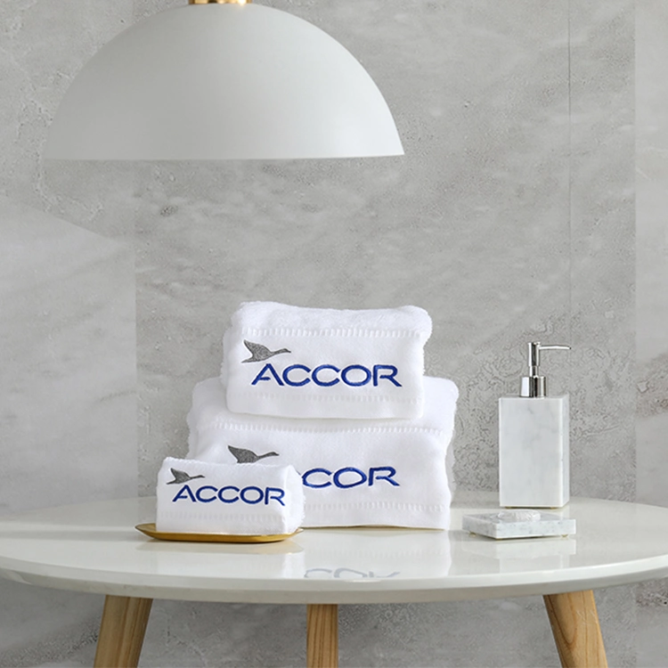 The Standard Size Hotel Towel Set with Fashion Logo