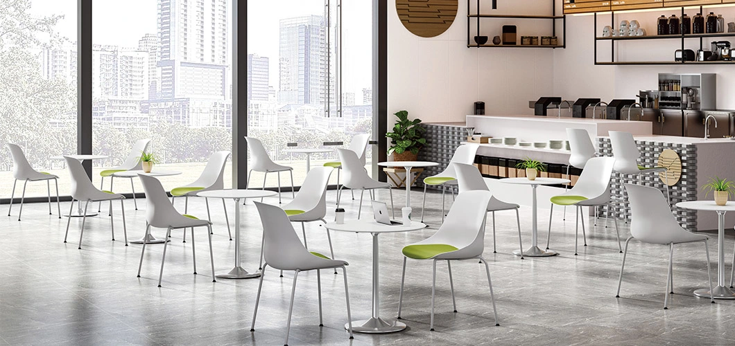 Foshan Commercial Restaurant Furniture Dining Hall Stackable Arm Chair