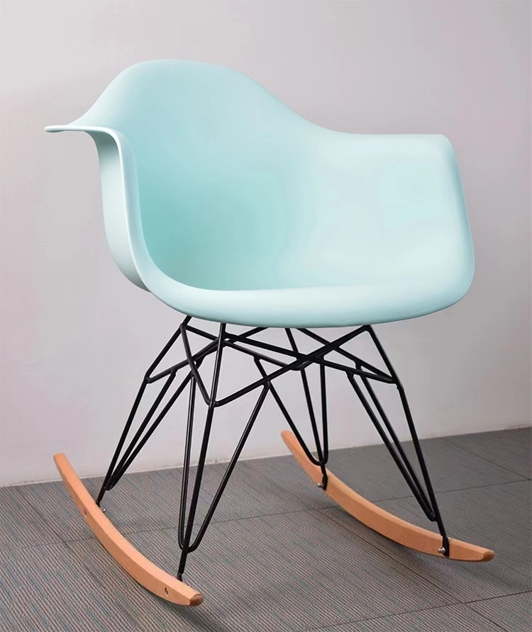 Modern Furniture Rooking Chair Salon Recliner Stool Plastic Ergonomic Living Room Armchair