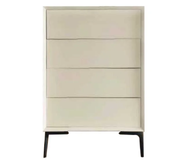 Luxury Dresser Furniture Modern Wooden High Gloss White Bedroom 6 Drawers Dresser Furniture