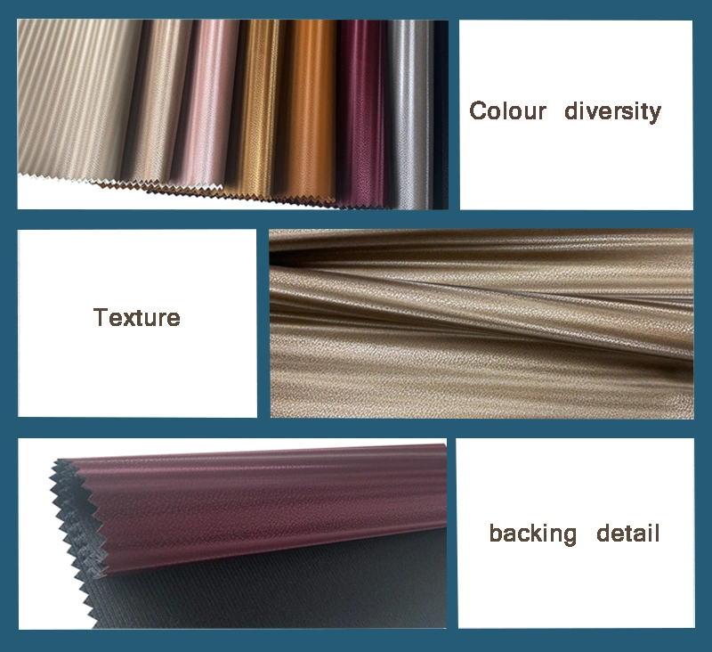 0.8mm Semi PU Imitation of Cotton Wool Decorative Leather Soft Wall Panel Garment Leather Chain Boxes