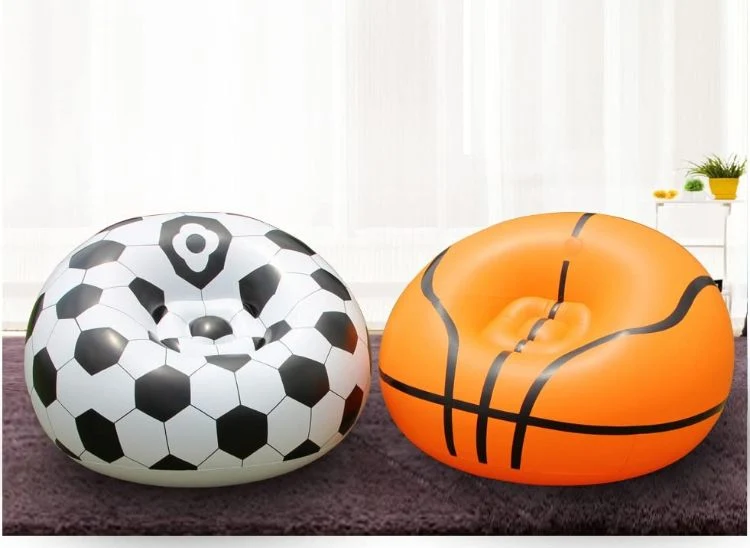 Promotion PVC Inflatable Air Football Sofa Bed for Sale