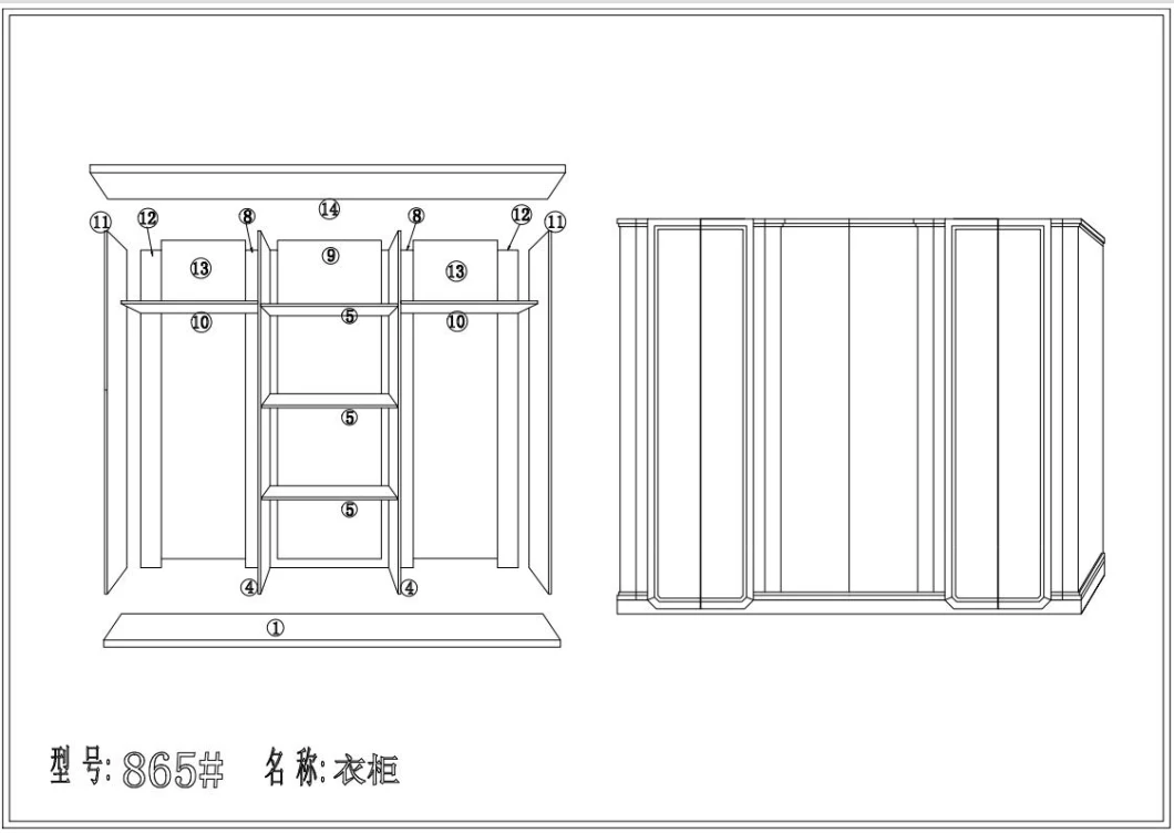 Home Furniture Wooden Furniture Modern Furniture Bed Dresser Table Bedroom Furniture