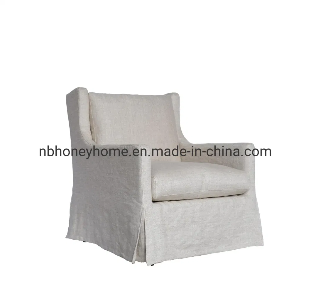 Slip Cover High End Bed Room Wedding Wingback Chair