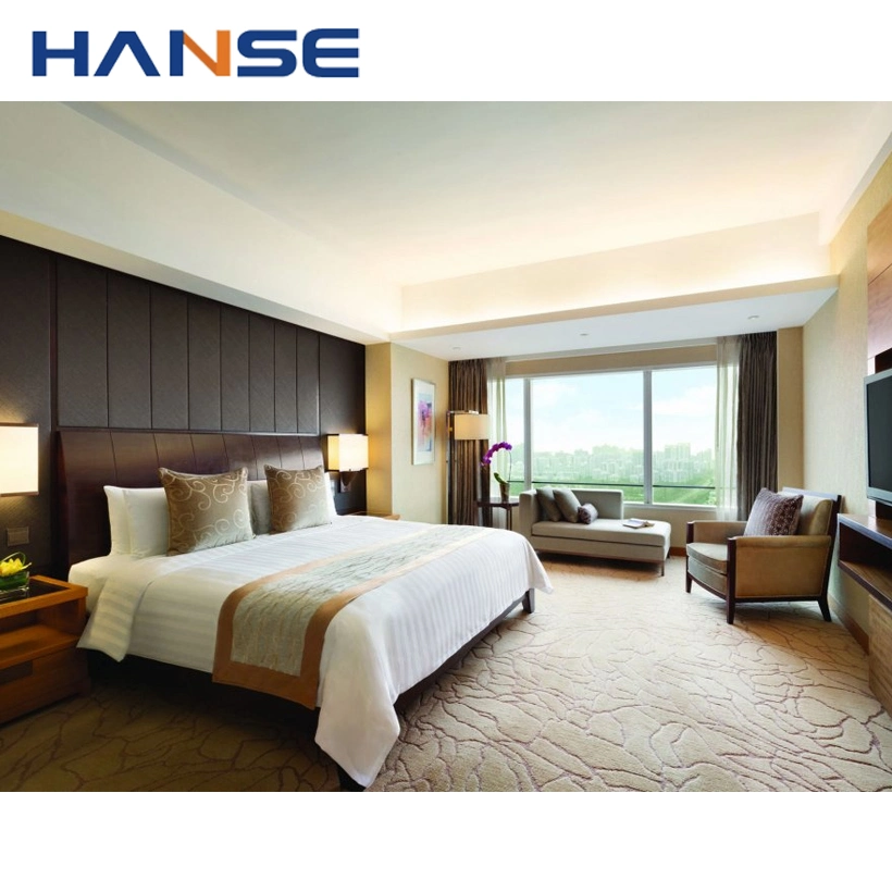 Foshan Hanse Hotel Furniture Double-Bed Room Furniture/ Quality 5 Star Hotel Furniture