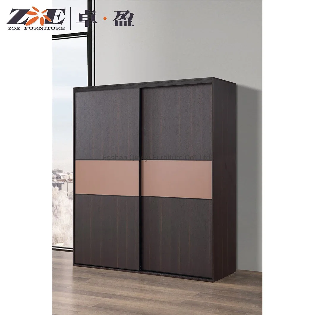 Modern Luxury Home Metal Family Wood MDF King Size Bed House Bedroom Furniture