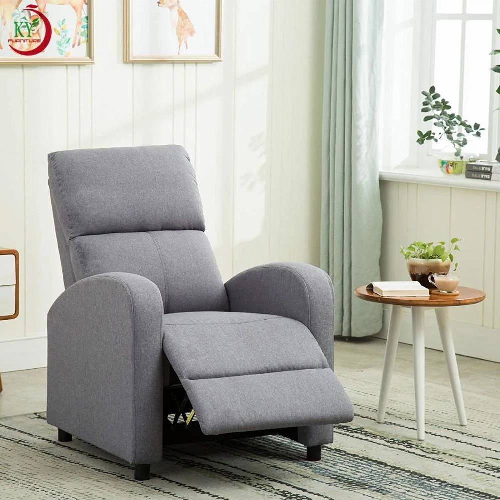 Geeksofa Velvet Fabric Push Back Recliner Chair for Livingroom and Bedroom