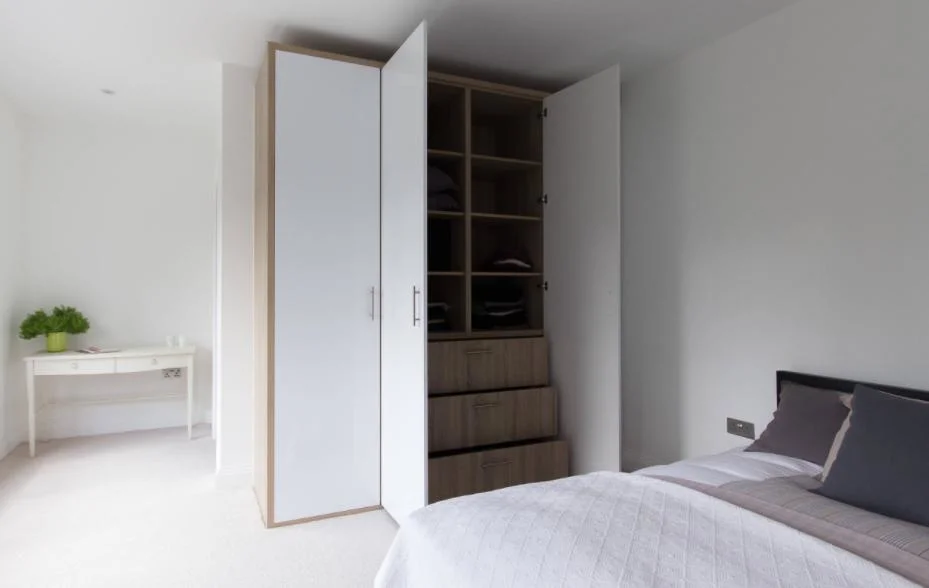 Modern High Gloss Flat Panel Wooden Wardrobe Bedroom Cloth Cabinets Wardrobe Cabinet Bedroom Furniture