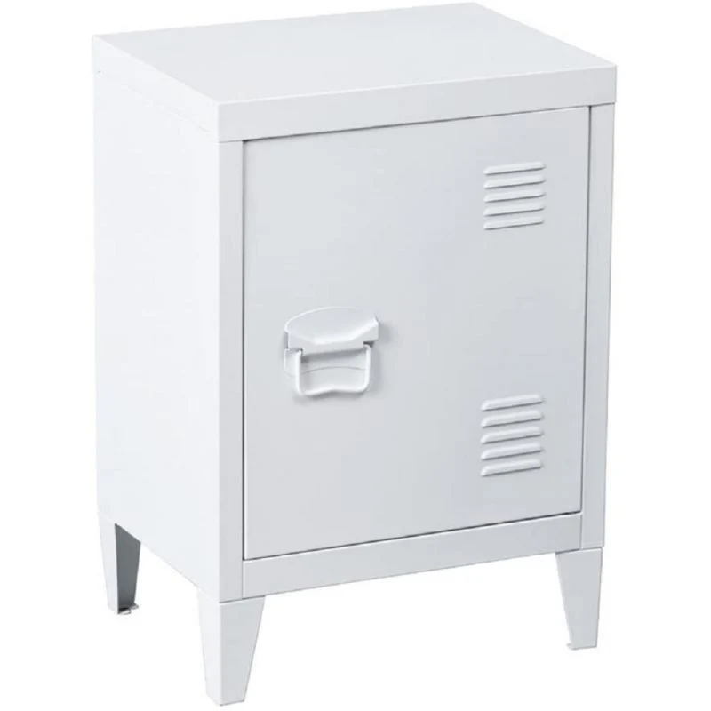 Easy Install White Bedside Cabinet Nightstand Bedroom Furniture