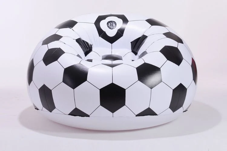 Promotion PVC Inflatable Air Football Sofa Bed for Sale