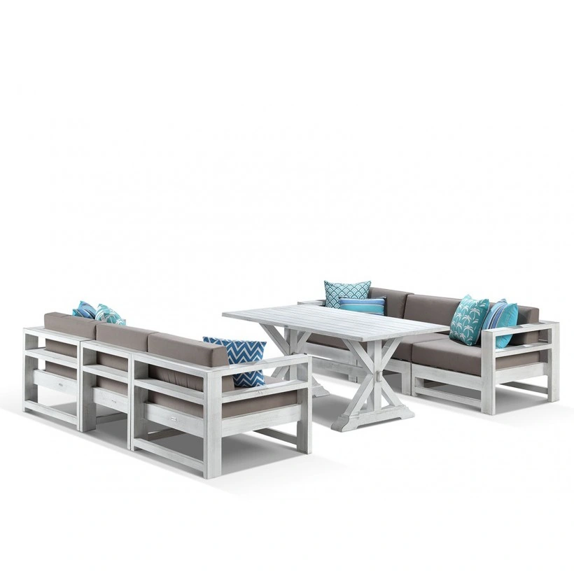 Factory Direct Wholesale Price Luxury Modern Outdoor Garden Home Hotel Furniture Aluminum Frame Patio Sofa Furniture