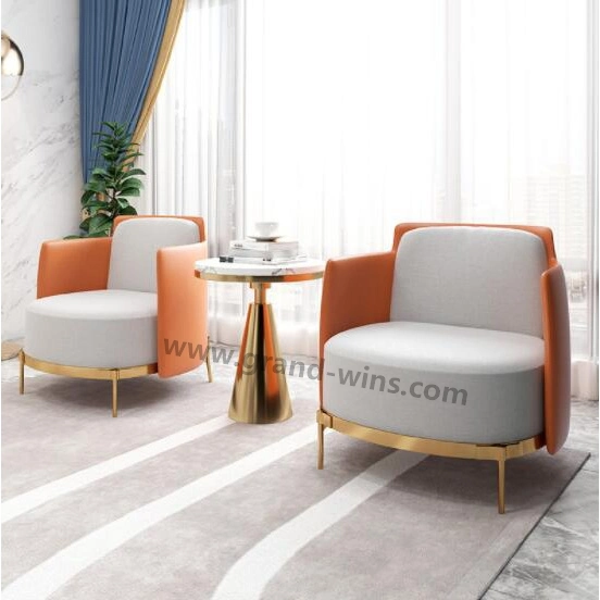 Modern Metal Frame Sofa Home Lounge Reclining Armchair Bedroom Furniture Sets