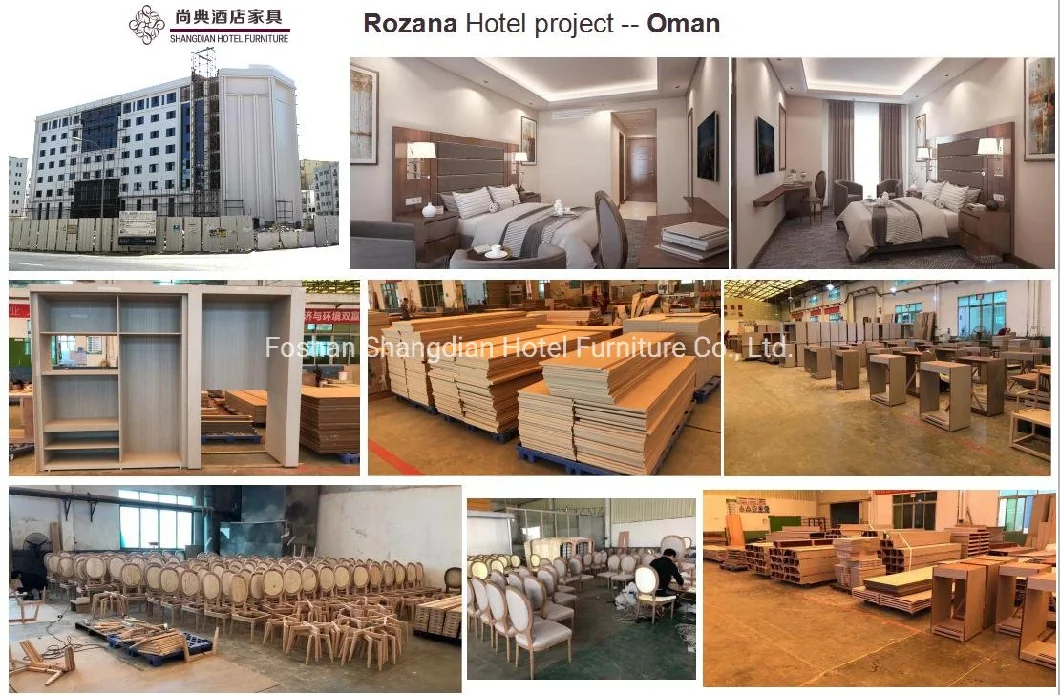 Chinese Commercial Set Apartment Villa Hotel Bedroom Furniture with Modern Living Room 5 Star