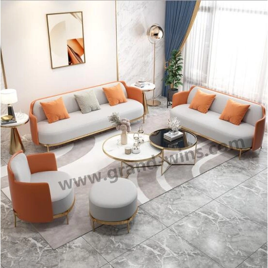 Modern Metal Frame Sofa Home Lounge Reclining Armchair Bedroom Furniture Sets