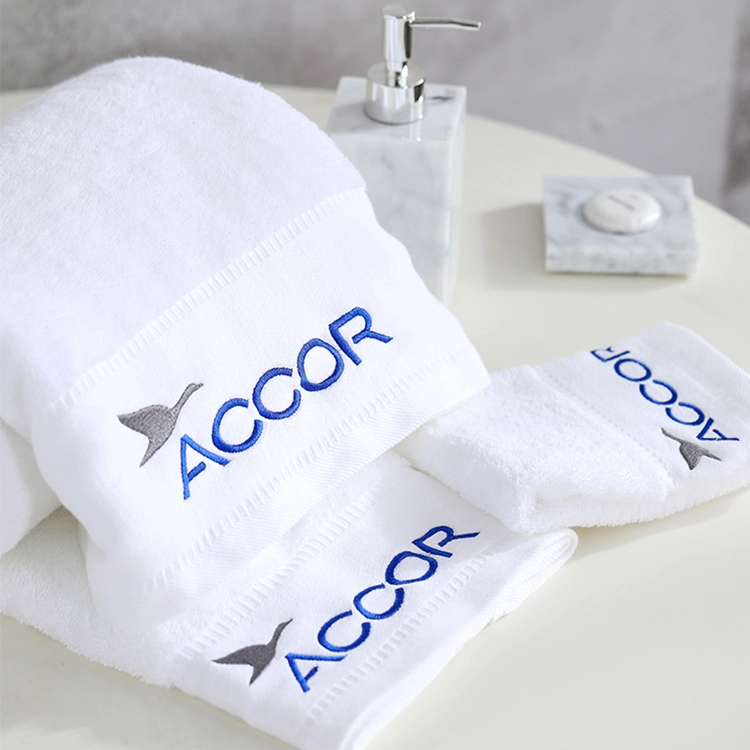 The Standard Size Hotel Towel Set with Fashion Logo