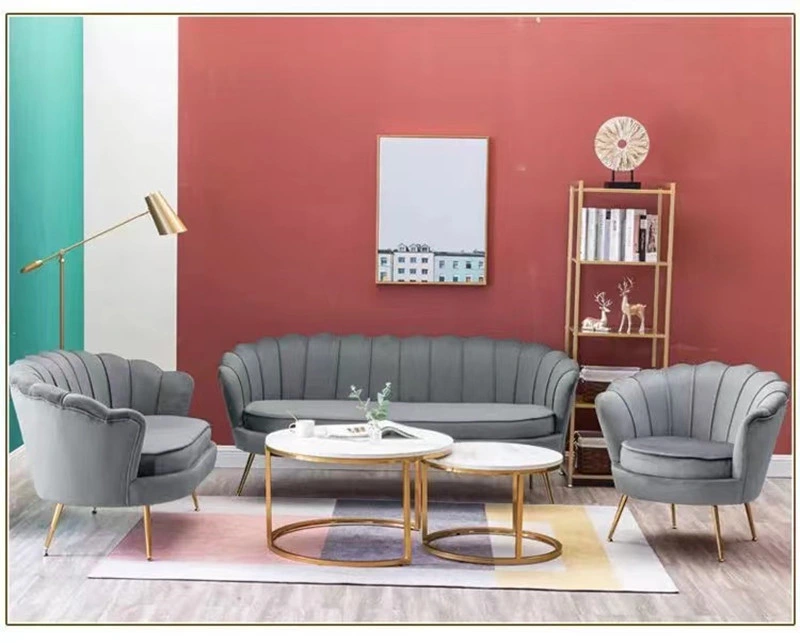 Modern Sofa Living Room Furniture Bedroom Home Office Negotiating Make-up Veivet Armchair