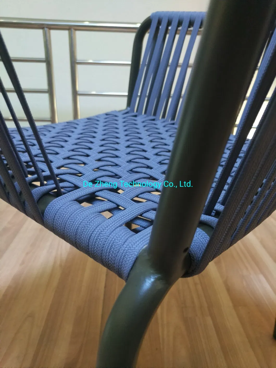 Latest Leisure Waterproof Bistro Terrace Woven Rope Hilton Aluminium Outdoor Furniture