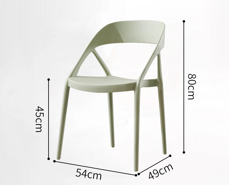 Wholesale Colorful Cheap Stackable Dining Chairs Living Room Furniture Restaurant Cafe