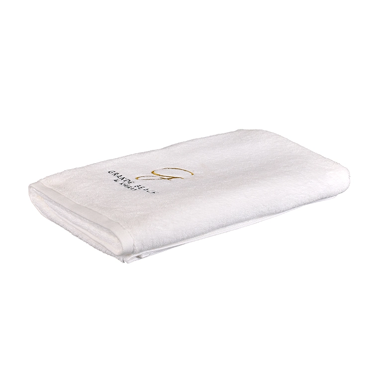 Hotel Bath Towel Set with Embroidery Logo for Guest Room