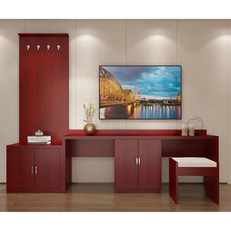 Best Quality Commercial Modern Bedroom Furniture Set Wooden Hotel Furniture (UL-9N0219)
