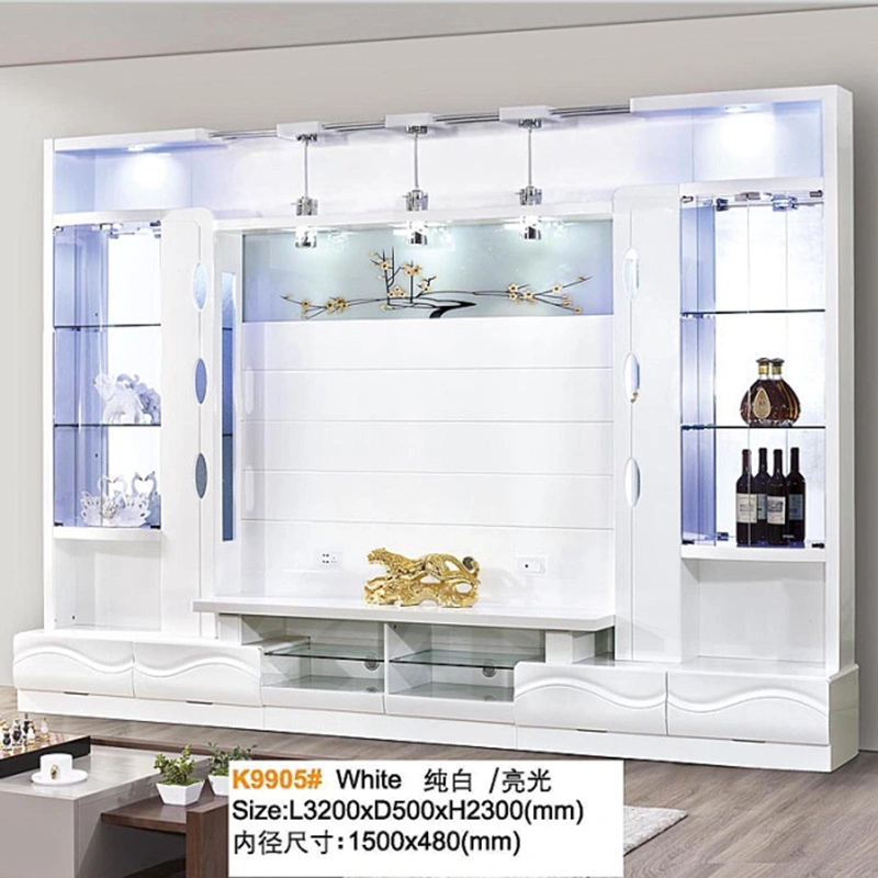 New Design Light Luxury TV Wall Unit Modern TV Stand Cabinet