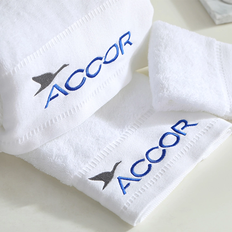 The Standard Size Hotel Towel Set with Fashion Logo