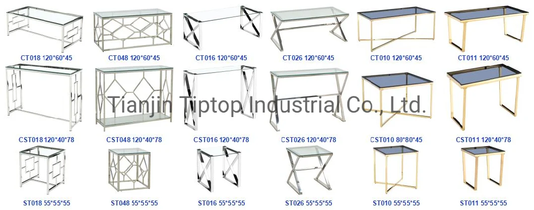Stainless Steel Folding Side Table Furniture for Living Room