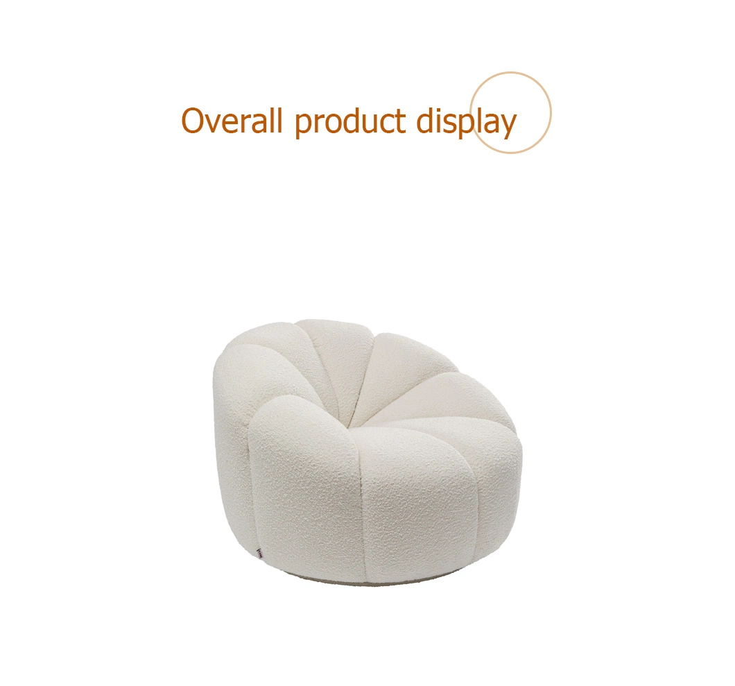Modern Minimalist Single Velvet Sofa Bedroom Living Room Lounge Chair