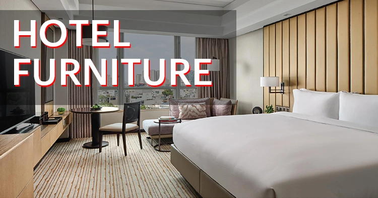 Foshan Furniture Manufacturer Luxury Modern Hilton Hotel Furniture Bedroom Sets