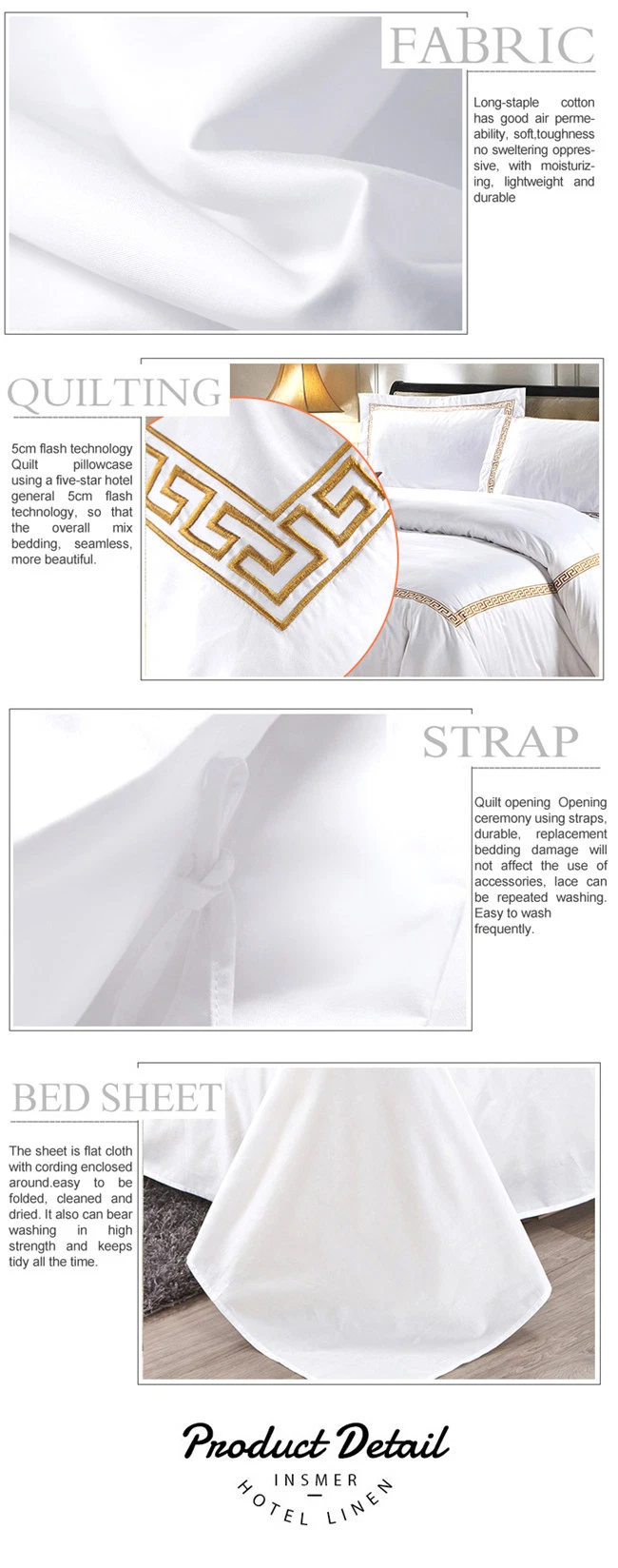 Guangzhou Foshan 100% Cotton Duvet Cover for Hotel Bed Linen