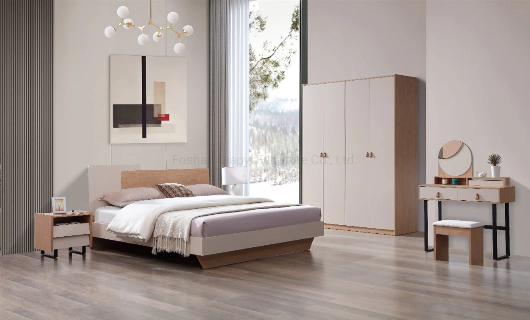 Online Selling Competitive MDF Home Furniture King Size Adult Simple Design Bedroom Furniture