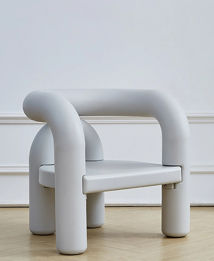 Wholesale Modern Home Living Room Furniture Ergonomic Single Lounge Plastic Sofa Chair