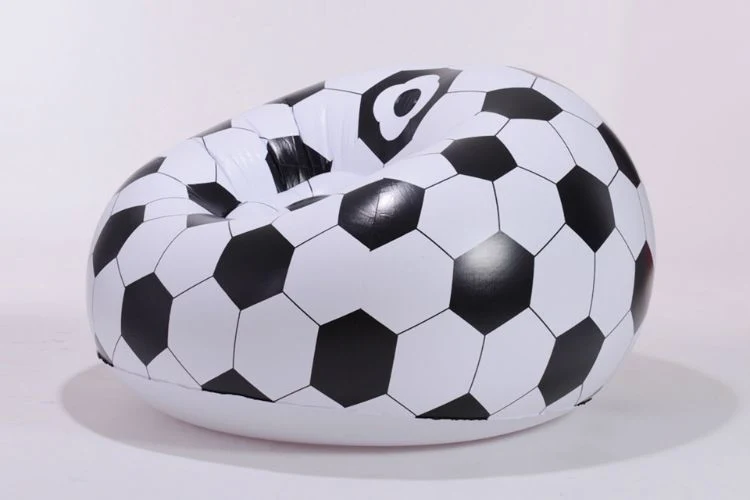 Promotion PVC Inflatable Air Football Sofa Bed for Sale