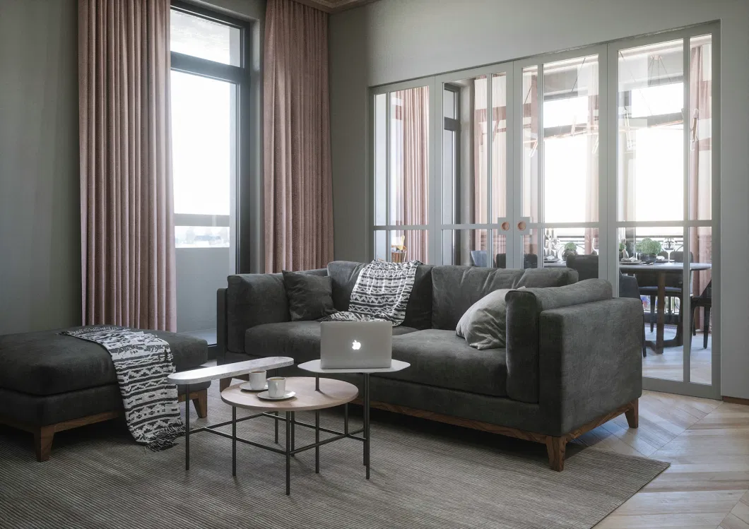 Modern Hotel Apartment Furniture Set for Master Bedroom with Kitchen Furniture