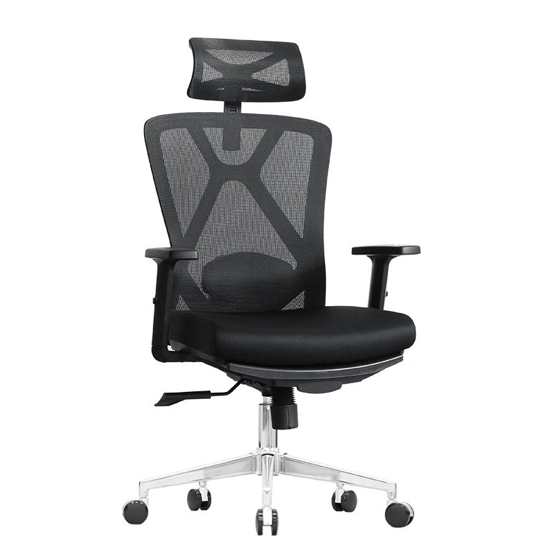 Contemporary Designer Luxury Ergonomic Office Mesh Swivel Lounge Chair with Footrest