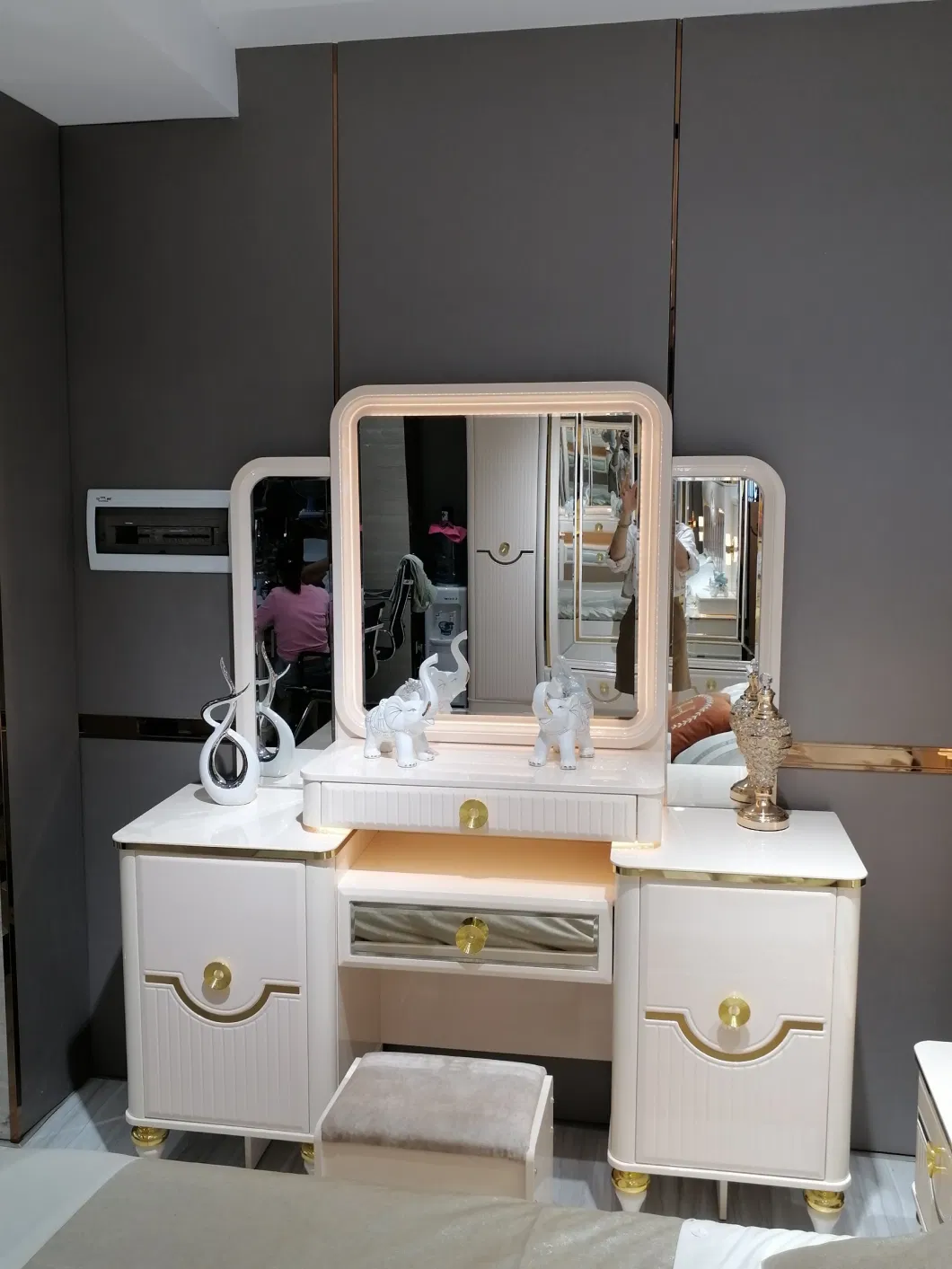 Modern Storage Nightstands Size Full Set White Mattress Queen Ashley Little Home Furniture