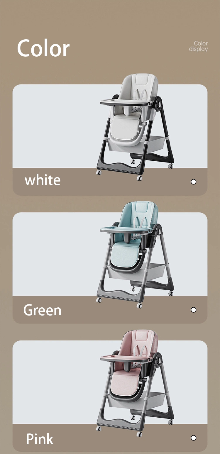 Adjustable Multifunctional Baby Booster Seat Portable Plastic Baby High Chair for Kids Feeding Dining