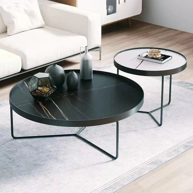 Round Living Room Furniture Dining Bedroom Hotel Balcony Negotiating Console Coffee Table