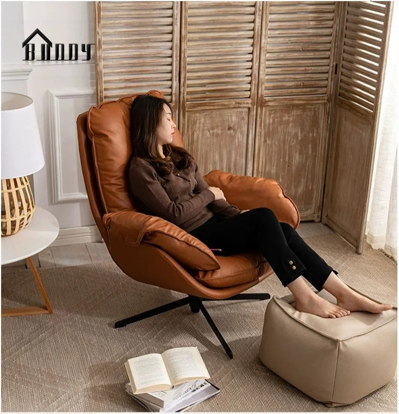 Lazy Bedroom Backrest Reading Wingback Chair Single Sofa Chair