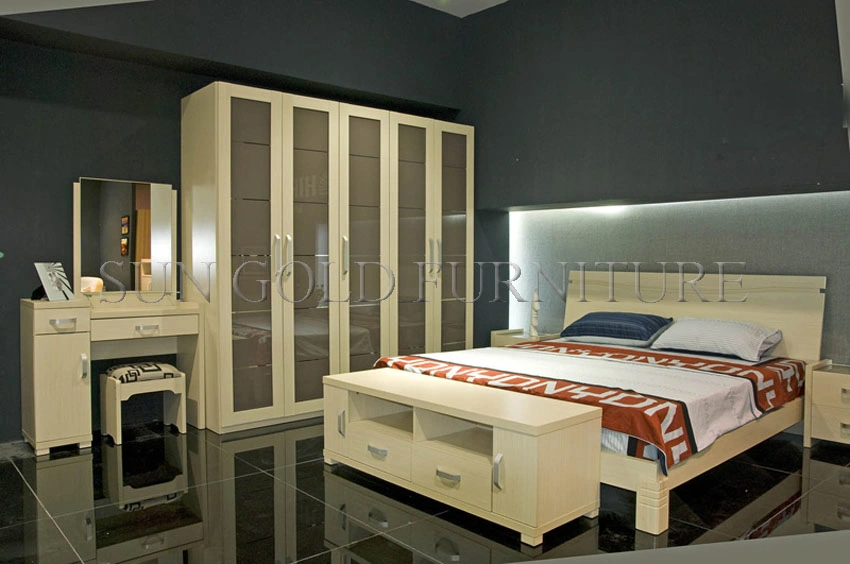 Best Selling Simple Used MDF Bedroom Sets Furniture (SZ-BF080)