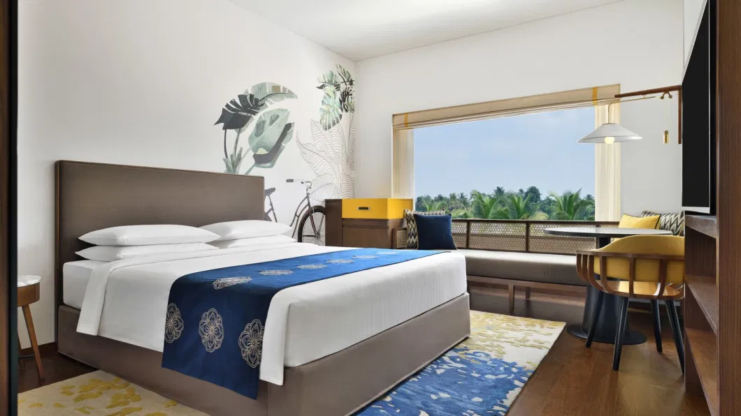 Hampton Inn Hotel Bed Room Furniture Full Sets 4 Star Project