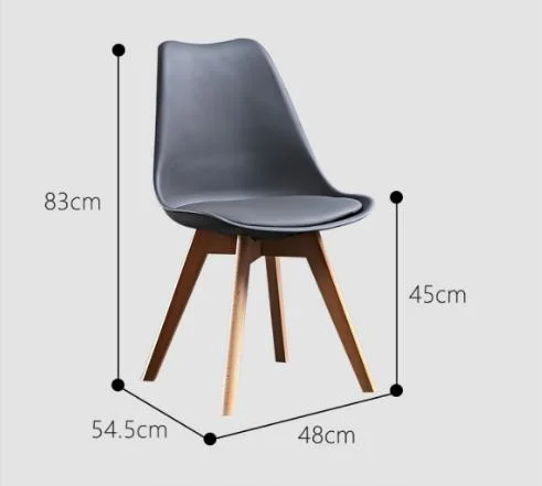 China Wholesale Modern Home Furniture Cheap Wooden Plastic Dining Chair for Restaurant/Hotel/Office/Bedroom/Livingroom
